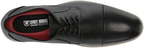 Stacy Adams Men's Teven Cap Toe Oxford, Black, 11.5 | Image 4