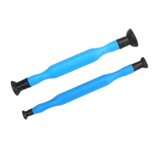 Image of VALICLUD 2pcs Rubber Double Ended Grinding Stick Valve Lapping Tool for Engine Valves Suitable for Auto Repair and Hand Lapping Blue Colour for Small and Large Vehicles