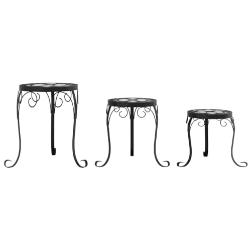 Table à plantes en métal résistant aux intempéries pour surélever vos pots - 5