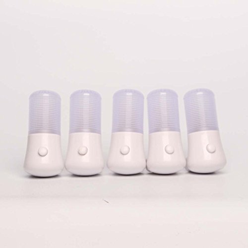 Taozi Night Light Manual On/Off Switch Plug in LED Wall Lights for Kids Room, Bedrooms,Bathrooms,Living Room,Kitchen(Pack of 5)