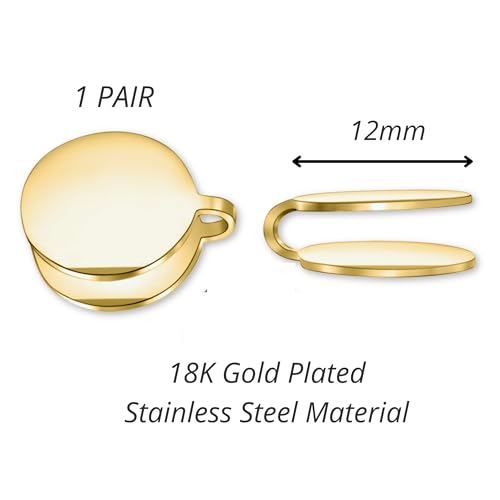 12mm Keloid Pressure Earrings for Women and Men | Clip on Compression Earring for Swelling Keloids3