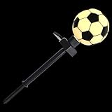 Toddmomy Solar Fußballrasenleuchte mit LED Dekoratives Licht Langlebiges Material für Garten und Patio Solar Gartenbeleuchtung