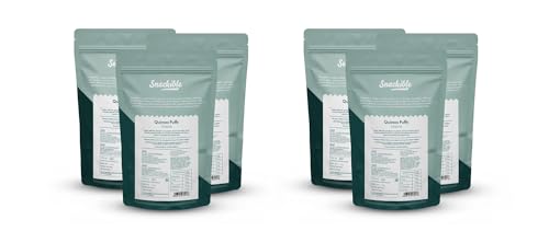 Image of Snackible Sriracha Quinoa Puffs (Pack of 6) - 6x35gm | Healthy Snack | Superfood Snack | Roasted | No MSG | No Palm Oil | Savoury Snack | Made with Quinoa, Jowar & Oats