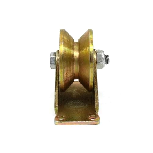 Roues à rainure V en acier robustes pour portail - 3