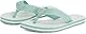 Tommy Hilfiger Damen Flip Flops Stripes Beach Sandal mit Logo, Türkis (Charming Green), 37