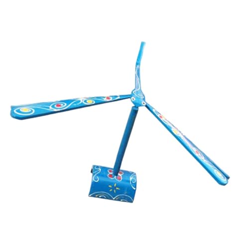 Hohopeti Balance Bambus Libelle mit Halterung Blau Pädagogisches Gleichgewichtsmodell zur Gehirnentwicklung und Aufmerksamkeitsschulung