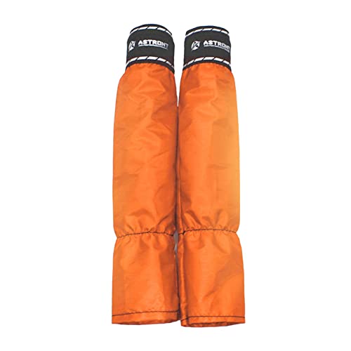 Bota protectora amortiguador frontal de nylon oxford naranja para evitar daños por polvo y piedras en moto