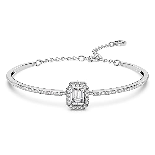 Swarovski Millenia Bangle, Clear Crystals in a Rhodium Plated Setting, from the Millenia Collection