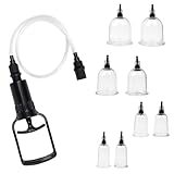 BDSMAGE Nippelsauger Brustwarzen mit 8 Starke Saugnäpfen,Vagina Pumpe BDSMs Spielzeug hart Muschipumpe erotisches Sexspielzeug für Frauen Klitoris Vakuumpumpe,SM Sexspielzeug extreme Paare