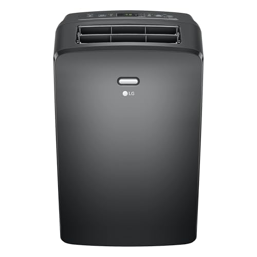 LG 8000 BTU (DOE) / (12000 ASHRAE) Portable Air Conditioners Cools 350 Sqft Easy Install & WiFi App Remote Eco-friendly, Quiet Small & Medium Room Air Conditioner AC Unit Home Gray LP0823GSSM