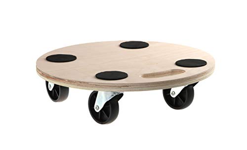 Rollbrett Transportroller Fassroller Möbelroller Blumenroller 200kg Rund...