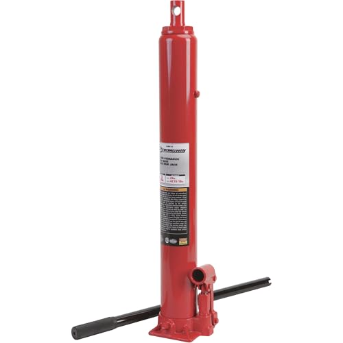 Strongway 3-Ton Long Ram Hydraulic Jack - Single Piston, Flat Base
