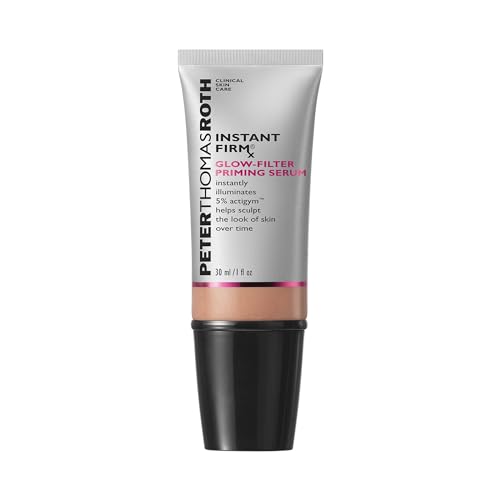 Peter Thomas Roth | Instant FIRMx Glow-Filter Priming Serum Illuminating and Firming Serum Helps Sculpt the Look of Skin Over Time Blends Onto All Skin Tones