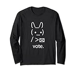 Copy Paste Bunny ASCII Rabbit Funny Politics Gift