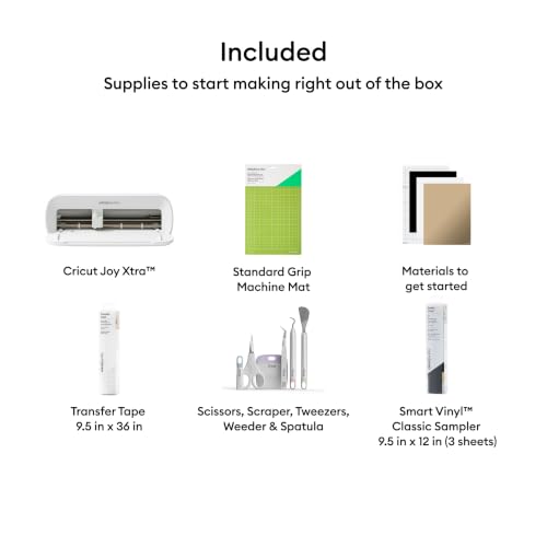 Image of Cricut Joy Xtra Smart Cutting Machine | Vinyl Starter Kit
