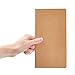 Paper Junkie Journaling Notebooks - 4 x 8 In, Brown Kraft Cover, Pack of 24, 80 Pages, Thread-Bound - Journals for Writing - Portable Travel Notebook & Mini Sketchbook