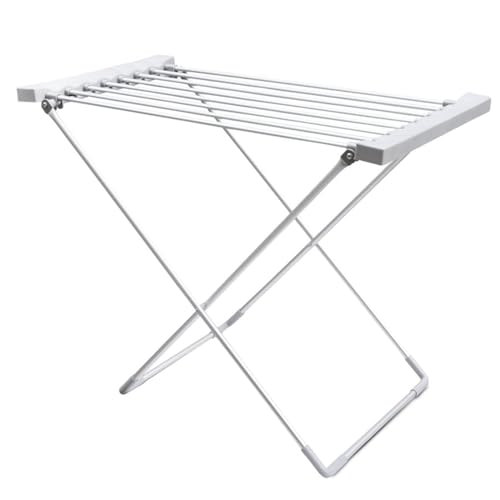 Oypla Electrical Heated Folding Clothes Horse Airer Dryer 8 Bar Foldable - Image 7