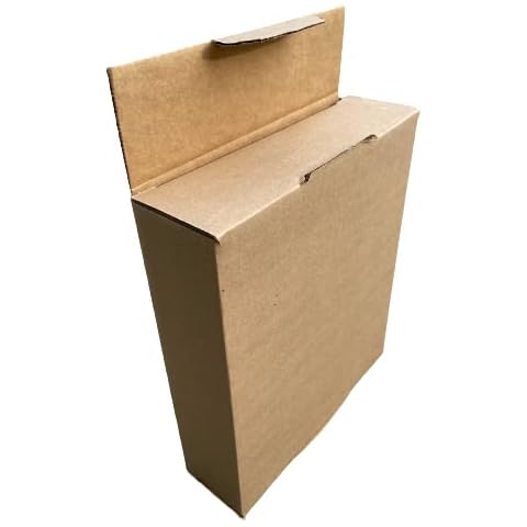 12x10x3 Inches Shipping Boxes Pack of 25, Small Corrugated Cardboard Box for Mailing Packing Literature Mailer (12"L x 10"W x 3"H) Cover