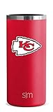 Simple Modern NFL Kansas City Chiefs Insulated Ranger Can Cooler, for Slim Cans - Seltzer, Beer and More