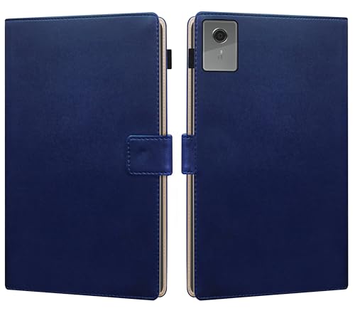 Image of TGK Flip Cover for Lenovo Idea Tab Plus 12.1 inch Tablet Case TB361FU TB361ZU with Stylus Holder (Blue)