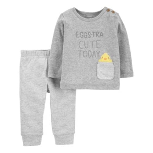 Tenue de Pâques Carter's 2 pièces pour la chasse aux œufs 3 mois