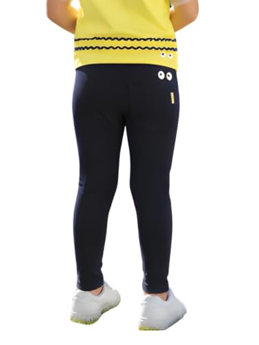 Image of Pilolo Kids Soft Cotton Lycra Solid Ankle Pocket Leggings for Girls