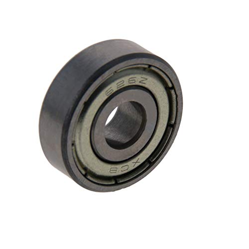 Othmro 内径6mm 外径19mm 厚さ6mm 防塵用両面スチールカバー 626ZZ 1個入り ベアリング 深溝玉軸受 高炭素クロム軸受鋼 ミニベアリング ボールベアリング スチールボール 単列転動体 修理部品 工作機械電子機器用 ミニチュアベアリング 機械製造用 プーリーブロック用 高強度ベアリング ホイールワイヤーロープリフトガイド