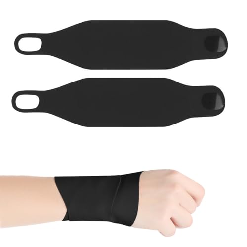 KIRZAX Vendaje de muñeca, paquete de 2 vendajes de soporte de muñeca, vendaje de muñeca, gimnasio, adecuado para fitness deportivo, tareas domésticas