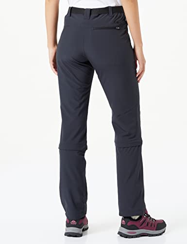 CMP Damen Stretch Zip Off Trousers Hose, Anthrazit,D44