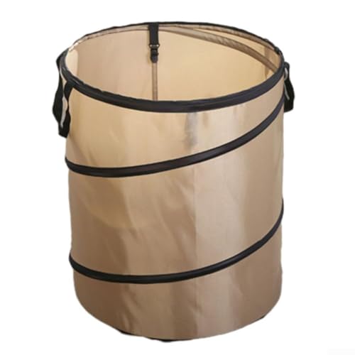 Heavy Duty Tool Bag, Outdoor Foldable Oxford Cloth Container Gardening Bag Multicolor Multiple Sizes(Brown,S)