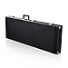 HeyJiaYu Electric Guitar Hard Shell Carrying Case Square for 39 in Standard Guitar, Universal Electric Guitar Square Wooden Hard Case Lockable with Key, Black (Electric Guitar)