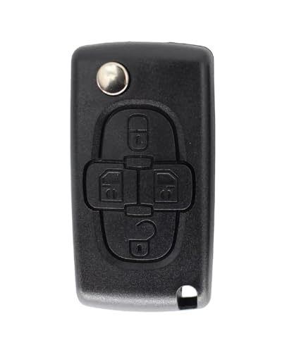 Boutons bloqués ? Coque de clé pour Peugeot 807 C8 - Solution de remplacement 4 boutons