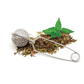 HIC Kitchen Snap Mesh Ball Tea Infusers, 18/8 Stainless Steel, For Loose Leaf Tea and Mulling Spices, Set of 3
