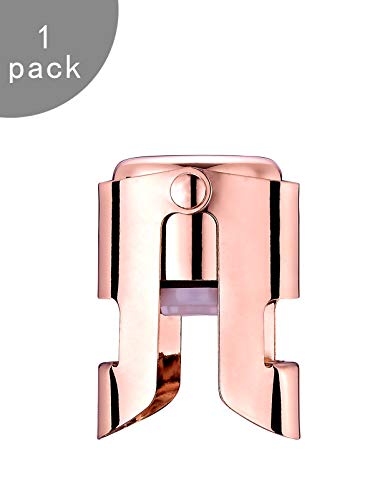 OWO Champagne Stopper, Stainless Steel Bottle Plug Sealer for Sparkling Wine, Superior Leak-Proof