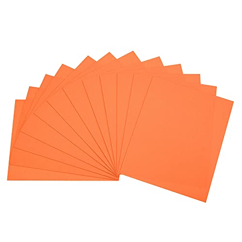 uxcell Orange EVA Foam Sheets 11 x 8 inch 1.7mm Thickness for Crafts DIY Projects, 12 Pcs
