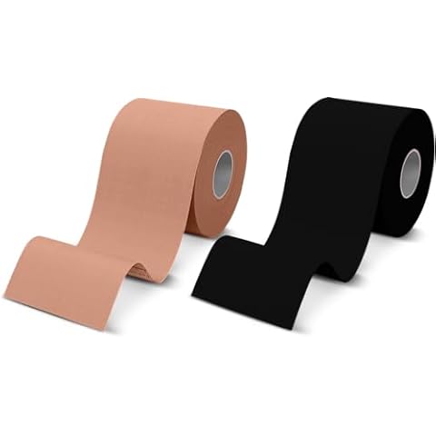 SB SOX 2 Rolls Kinesiology Tape (Nude + Black) Cover