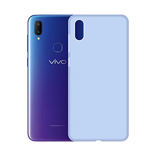 Image of Case Creation Luxurious OG Series for Vivo V11 Pro Case Cover,Anti-Dirty Slim Case Frosted Matte Cute Candy TPU Raised Bezel (Splash of Color) Back Cover for Vivo V11 Pro -Purple