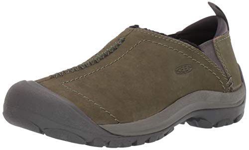 KEEN Women's KACI Winter Loafer, Olivine/Steel Grey, 10 M US