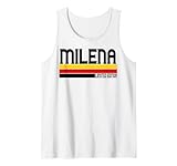 milena nome personalizzato carino idea vintage donna milena canotta