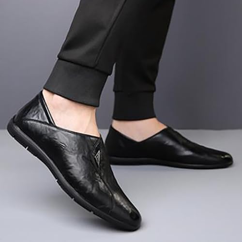 Mocasines de cuero para hombre ligeros que evitan el cansancio en el uso diario 7