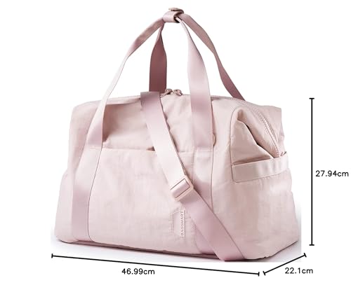 Weekender Bag, BAGSMART Travel Duffle Bag Carry On Bag Large Overnight Bag for Women