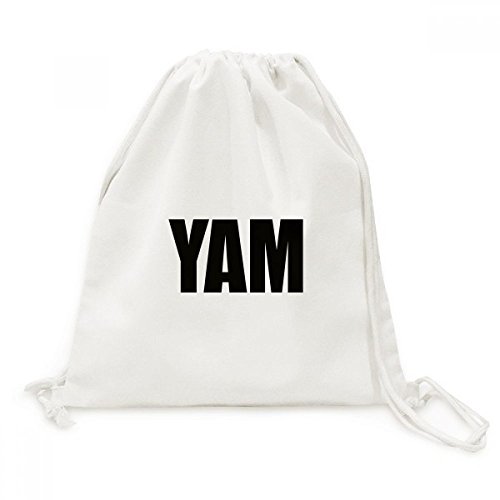Yam sac à dos en toile souple sac de sport avec cordon de serrage pratique