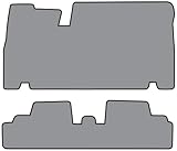 Part Synergy Replacement for 1967-1970 Cadillac Eldorado Frt & Rr Floor Mat (FM63 FM63R) 01 Black Loop - Exact Fit - Without Logo