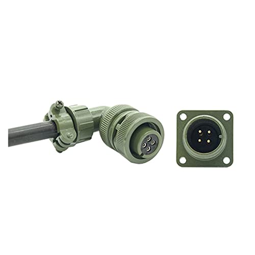 Set 4 Pin Standard Aviation Plug MS3108A-14S-2S/P miniatura 1