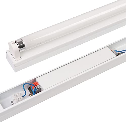 Aexit 4x G5 Lampenfassung Für T5 Leuchtstoffröhren – 500V, 2A, Weiß/schwarz
