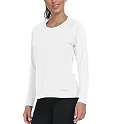 AjezMax Wandershirt Damen UV Shirt Langarm Laufshirt UPF 50+ Funktionsshirt Schnelltrocknend Outd...