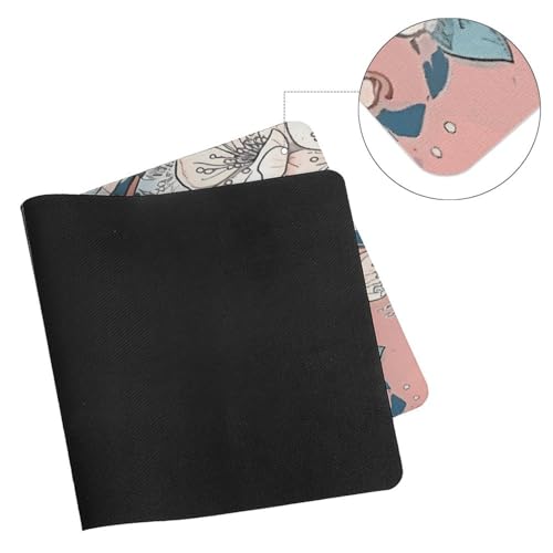 Desk Pad Protector 24x12 Inch Extended Peach Leafed Flower miniatura 7