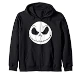 Disney The Nightmare Before Christmas Jack Skellington Face Sudadera con Capucha