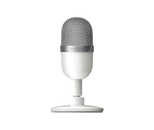 Razer Seiren Mini - USB Kondensator-Mikrofon für Streaming (Kompakt mit Supernieren-Richtcharakteristik, neigbarer Ständer, Integrierter Schockdämpfer) Mercury