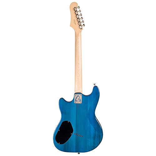 Guild Guitars Surfliner Solid Body Electric Guitar Catalina Blue - Classic Styling With Modern Features, Guild Rocker Pickup Switching System With Master Volume, Tone Control And 3 Switches #TOP2